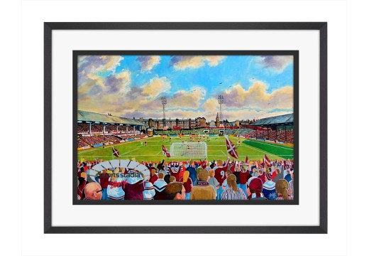 Tynecastle Park Stadium 'Yesteryear' Fine Art Print - Hearts FC Tynecastle Park Stadium 'Yesteryear' Fine Art Print - Hearts FC